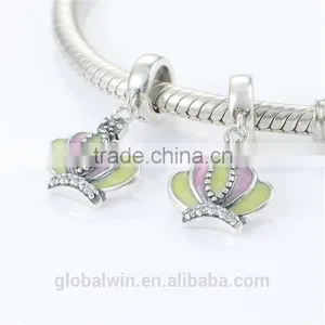 Crown Bulk Charms Wholesale European Charm Bracelet Necklace 100% Real 925 Sterling Silver S181 Best Gifts For You Or Friends thumbnail-4