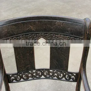 2016 Hot Selling Cast Aluminum Outdoor Patio Set 7-Piece Powder Coated With Rectangle Table thumbnail-4