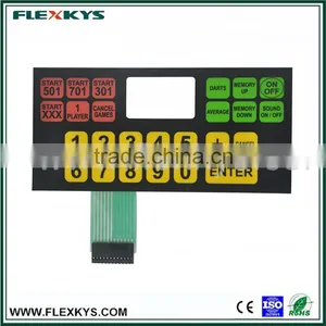 Table Tennis Serve Poly Dome Membrane Circuit Keypad thumbnail-1