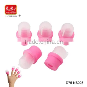10pcs per Box Wearable Nail Soakers Polish Remover DIY Acrylic UV Gel Cap Tip Set thumbnail-1