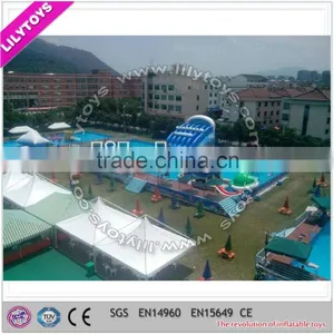 2015 Inflatable Aqua Park,supply Water Park,inflatable Pool Water Park With Slides for Land thumbnail-3