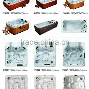 Wholesale us Aristech Acrylic CE Approve White Colour Deluxe Outdoor Spa Hot Tub thumbnail-5
