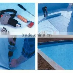 Waterproof Swimming Pool Plastic Liner / Blue Mosaic PVC Swimming Pool Liner thumbnail-5