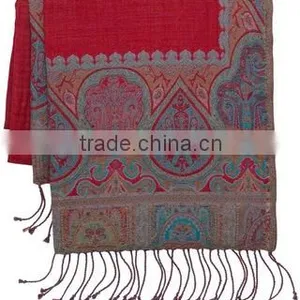 Latest Winter Shawls,Beautiful Embroidered Pashmina Shawl,Ladies Shawls 2015 thumbnail-1
