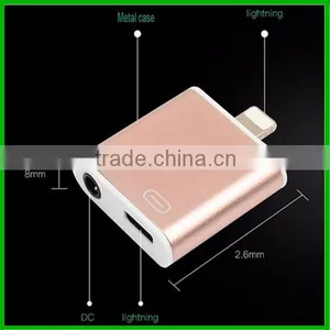 Top 50 2 In1 Charger Cable and Earphone Adapter 8 Pin to 3.5mm Earphone Adapter for Iphone 7 thumbnail-4