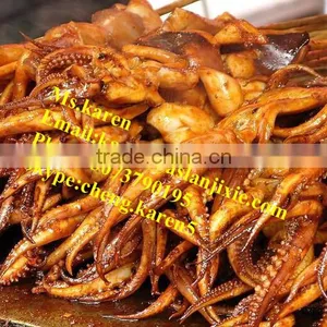 Sleeve-fish/Squid Roll Cutting and Carving Machine/High Quality Squid Roll Striping And Slicing Machine thumbnail-5