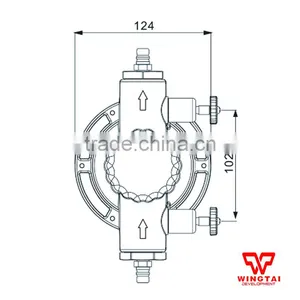 Single-Way Pneumatic Diaphragm Pump 5# thumbnail-5