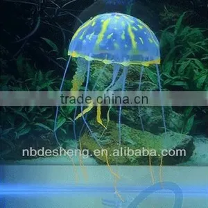 Silicone Moon Jellyfish Aquarium thumbnail-1