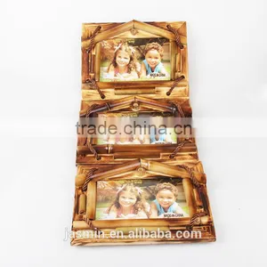 2016 Hot Sell New High Quality 3 In1 Wooden Material Photo Frame for Kids or Restaurant thumbnail-2