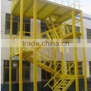 Corrosion Resistant Fiberglass Combination Platform Ladder From China thumbnail-5