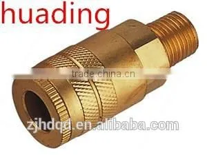 New Milton 1/4" 1/2" 3/8" NPTindustrial Type Male Coupler , BRASS MATERIAL CONNECTOR thumbnail-1