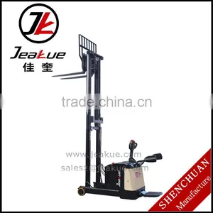 2017 New Product 1.2T Fork Reach Full Electric Stacker thumbnail-1