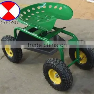 Garden Cart,garden Scooter ,garden Tool Cart, Seat Cart, Easy Moving Garden Cart thumbnail-1
