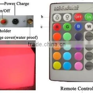 Plastic Led Cube Chair Wonderful Chair Light LED Cube thumbnail-6