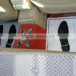 Low Price! Professional Disposable Clear Plastic Car Foot Mat Covers thumbnail-1