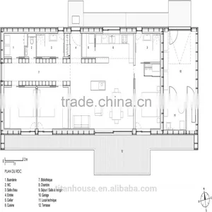 Small Simple Light Steel Frame Wooden House Design thumbnail-2