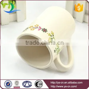 Chaoan Factory Simple Ceramic Decal Printing Flower Coffee Mugs thumbnail-3