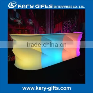 Remote Control Led Reception Desk Hotel Luminous Led Front Desk Supplies thumbnail-3