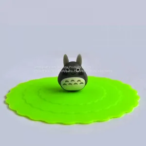 FDA Coffee Mug Cover Silicone Plastic Lid thumbnail-5