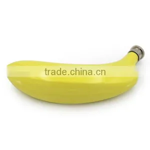 Bananas Stainless Steel Hip Flask, 5 OZ Stainless Steel Flagon Banana Hip Flask thumbnail-2