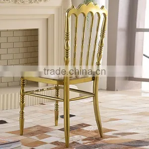 Quality Polished Champange Gold Stainless Steel Luxury Modern Chiavari Chair LQ-SSC001C thumbnail-3