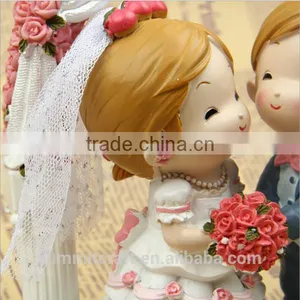 Best Bride and Groom Wedding Gift Sweet Resin Wedding Couple Figurines thumbnail-2