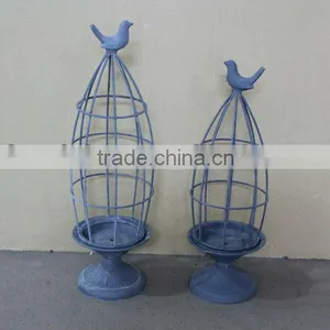 Metal Bird Plant Cage thumbnail-1