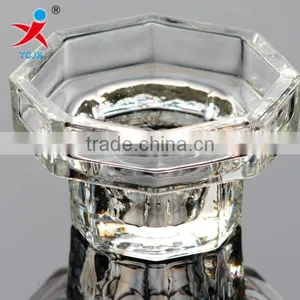 High Temperature Resistant Transparent Glass Candle Holders thumbnail-1
