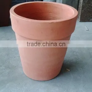 Pink Round Lightweight Cement Pots-Concrete Pots-Terrazzo Planters thumbnail-1