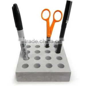 Solid Concrete Desk Accessories Industrial Pen / Pencil Holders thumbnail-1