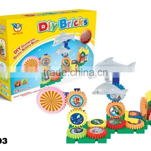 Hot Sale Plastic Building Brick Blocks Toys for Kids Educational Toys thumbnail-1