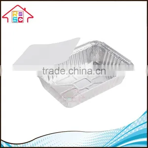 NBRSC Cheapest Aluminum Foil Food Storage Container With Paper Lid thumbnail-4