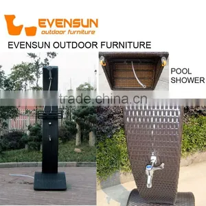 Patio Furniture Rattan Wicker Swimming Pool Shower thumbnail-1