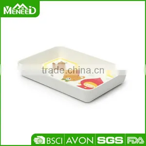 Lovely Bear Child Safe Melamine Food Tray, FDA 21cm Kids Non Slip Tray thumbnail-1