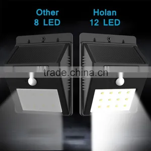 12LED Outdoor Wireless Solar Energy Powered Motion Sensor Solar Garden Light thumbnail-6