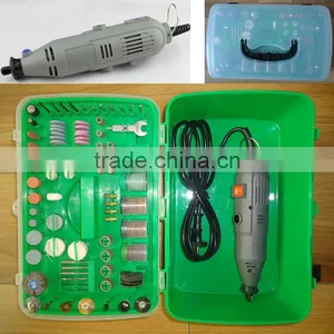 GS CE ETL 135w 217pcs Hand Power Small Mini Grinder Kit Portable Hobby Rotary Electric Grinder Tool Set thumbnail-4
