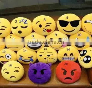 Lovely Plush Emoji Pillow, Wholesale Emoji Pillow Cushion, Stuffed Emoticon Plush Emoji,emoji Toy for Gift thumbnail-1