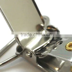 Rectange Face Metal Suspender Clip With Plastic Teeth Inside for Garment, 1 Inch High Quality Fashion Metal Clip thumbnail-4
