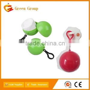 PE Poncho With Ball, Ball Poncho, Raincoat With Ball for Promotion thumbnail-5
