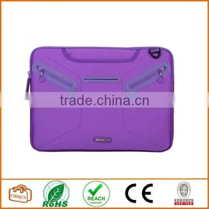 13.3 Inch Ultrabooks/ Laptop / NetBook/ Super Protection Sleeve Shoulder Bag / Multi-functional Briefcase Carrying Case(Purple) thumbnail-1