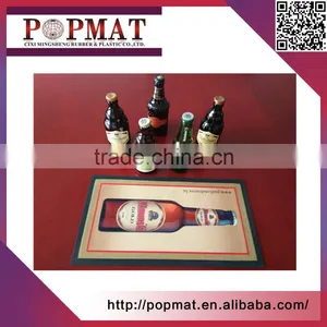 Custom Colorful Printed Non-slip Bacardi Rubber Bar Mat Light thumbnail-1