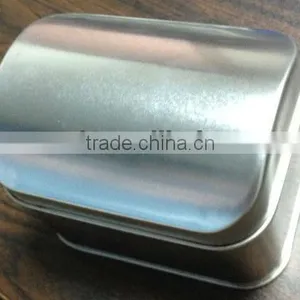 Plain Dome Shaped Hinged Tin Box thumbnail-1