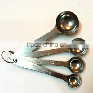 42143 4 Pcs Stainless Steel Nesting Measuring Cups and Spoons Set thumbnail-3