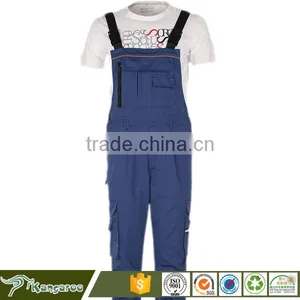 Cotton Fabric Blue Wear Rough Workwear Pants thumbnail-2