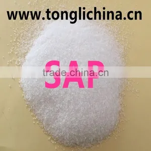 Environmental White Granular Long Period Effectly SAP Super Absorbent Polymer for Agricultural Diaper Golf Ground Water Holding thumbnail-1