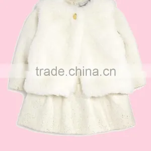 Infant Girls' Faux Fur Vest Wholesale Children's Boutique Clothing Kids Clothes HSC5623 thumbnail-1