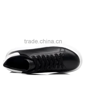 Simple Classics Brand Women Leather Casual Shoes Sneakers Sample for Female, Adults Casual Leather Shoes Good Quality From China thumbnail-2