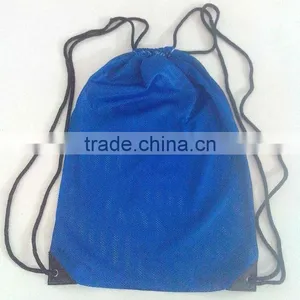 Simple Mesh Blue Color Backpack thumbnail-1