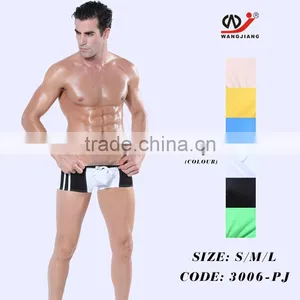 Novelty Hot Sexy Men's Modal Swimwear Boxer Sportwear Men's Underwear Swimsuits for Boy thumbnail-1