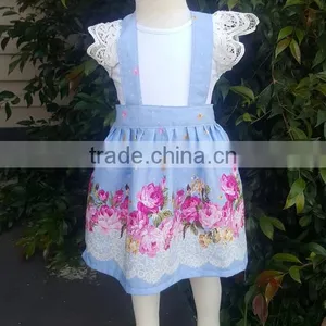 Flower Girl Dresses Straps Sleeveless Kids Frock Designs Girl Dresses Clothings thumbnail-2